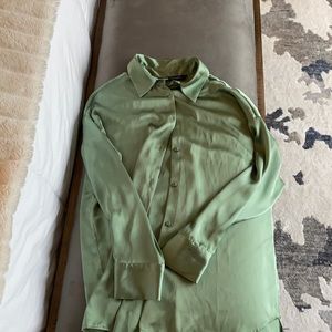 Zara silk shirt